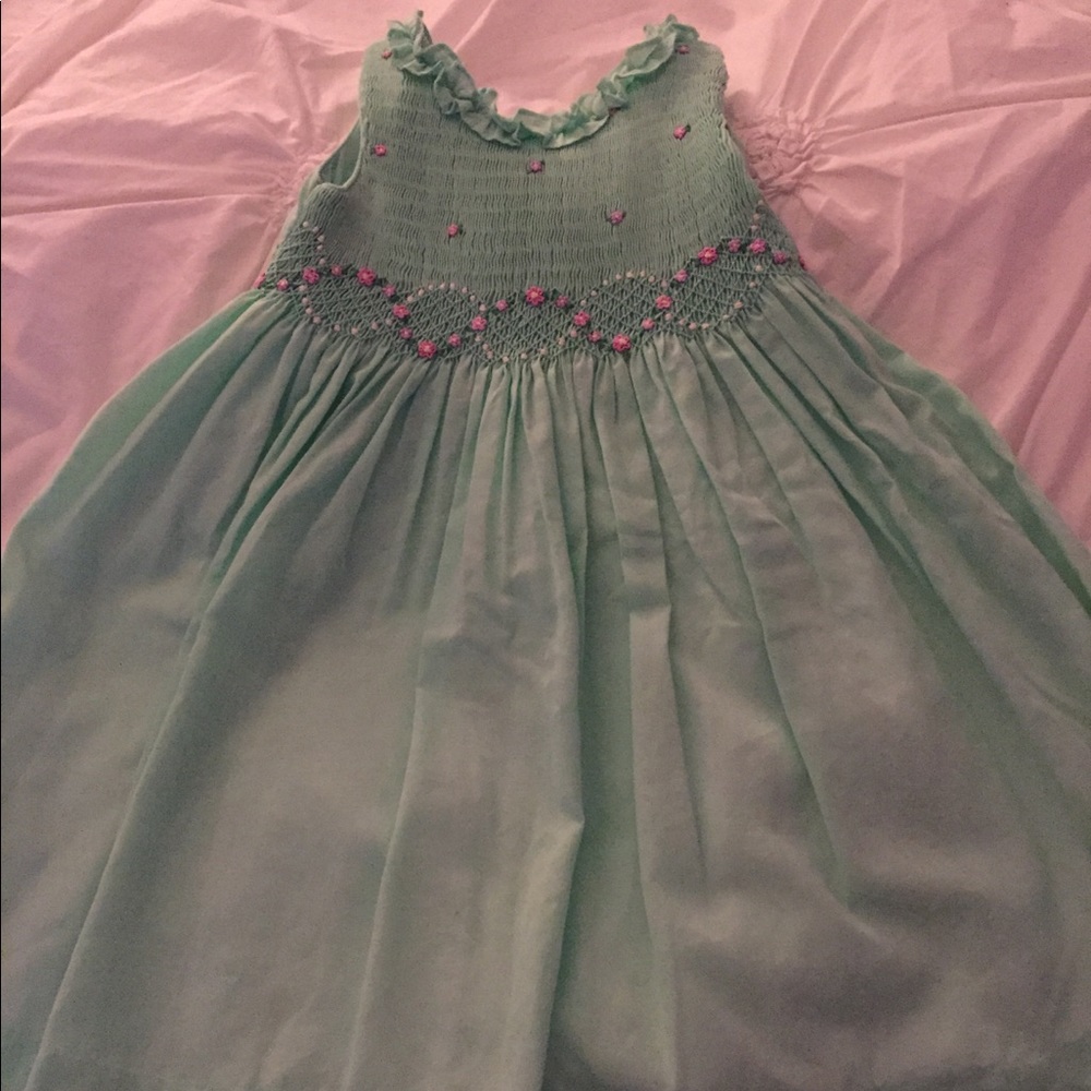 Luli and Me little girl dress, size 4, smocking